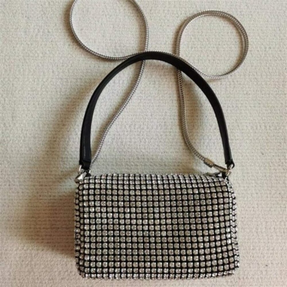 Alexander Wang Heiress crystal-embellished mini bag